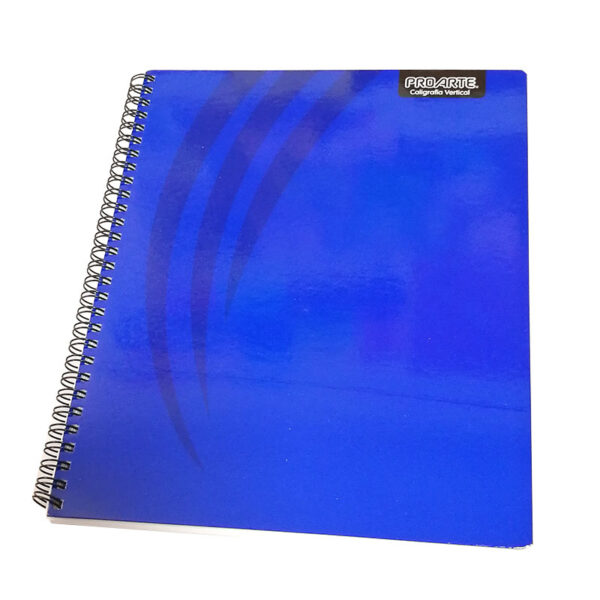 Cuaderno Universitario Caligrafía Vertical Azul Proarte